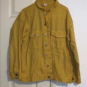 Yellow Denim Jacket